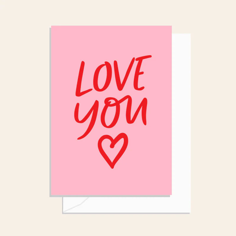 Love You Script Card