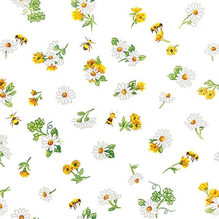 Ambiente Paper Napkins Daisy All Over With Bees