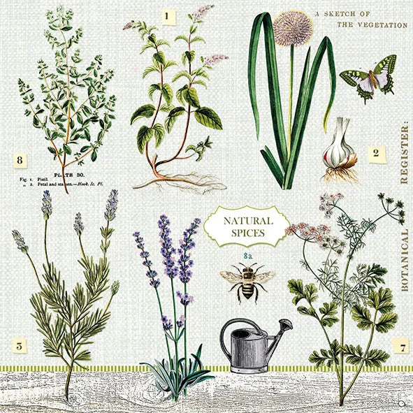 Ambiente Paper Napkins Herbs Garden