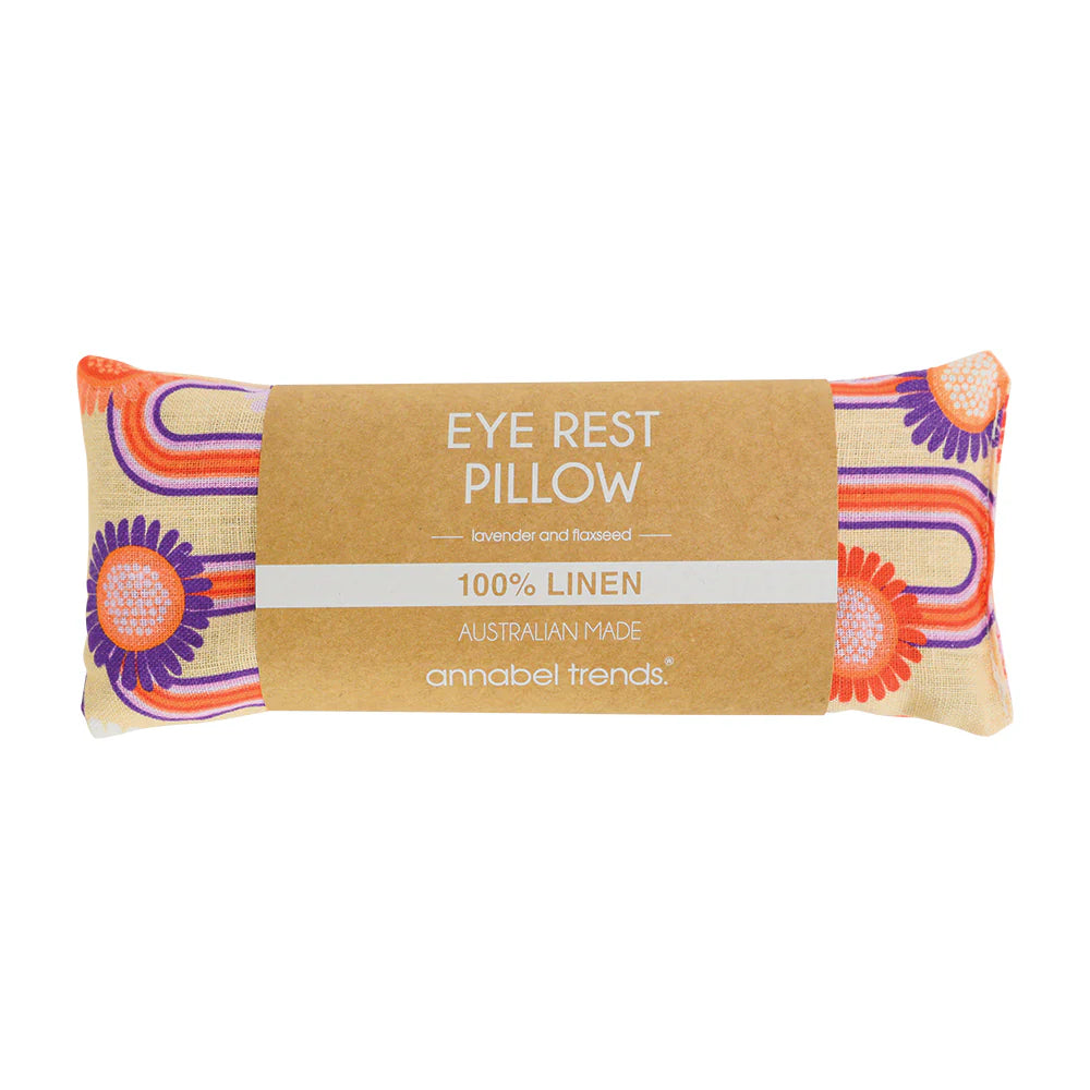 Annabel Trends Eye Rest Pillow (Linen) (Groovy Rainbows)