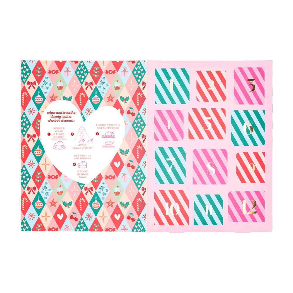 Annabel Trends Festive Advent Calendar Shower Steamers