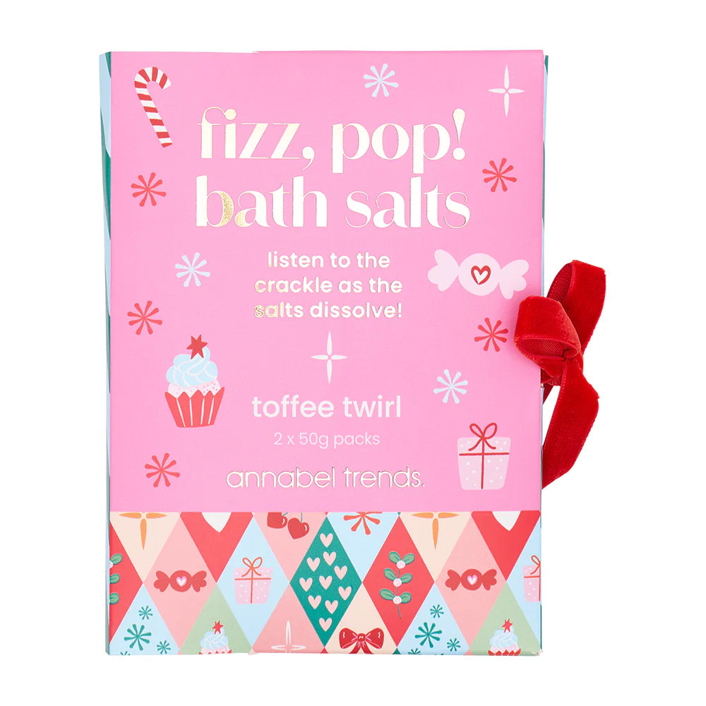 Annabel Trends Festive Fizz Pop Bath Salts (2pc)