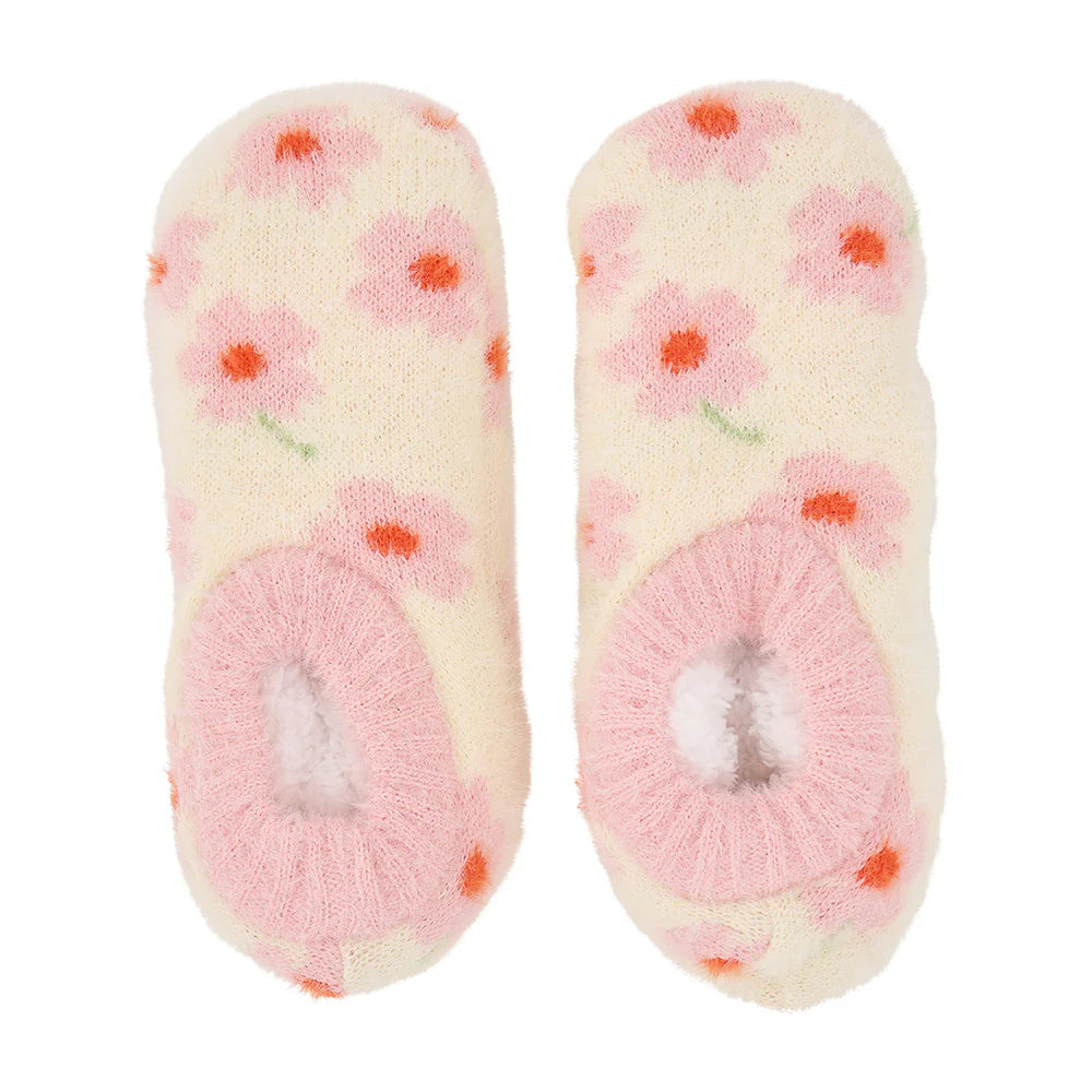Annabel Trends Fuzzy Booties (Meadow Blush Cream)