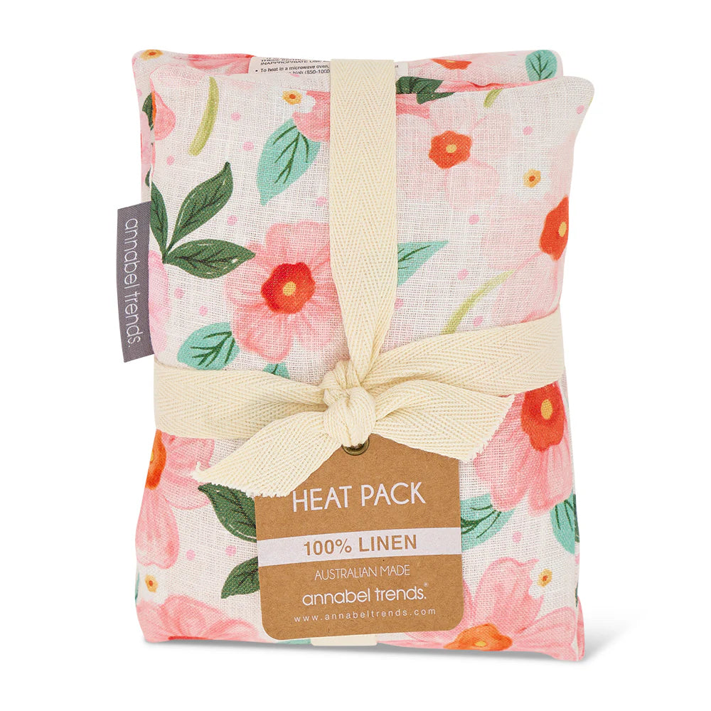 Annabel Trends Heat Pillow (Linen) (Meadow Blush)