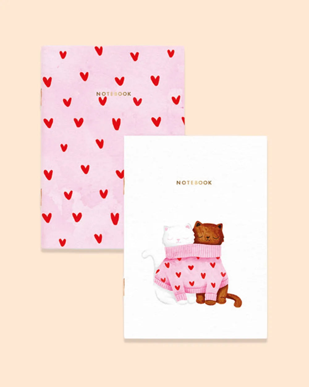Atws A6 Notebooks Duo Pack of 2 Together Cats