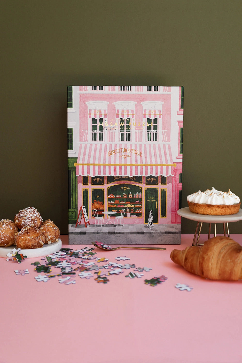 Atws Jigsaw Puzzle 1000 Pieces Pink Bakery