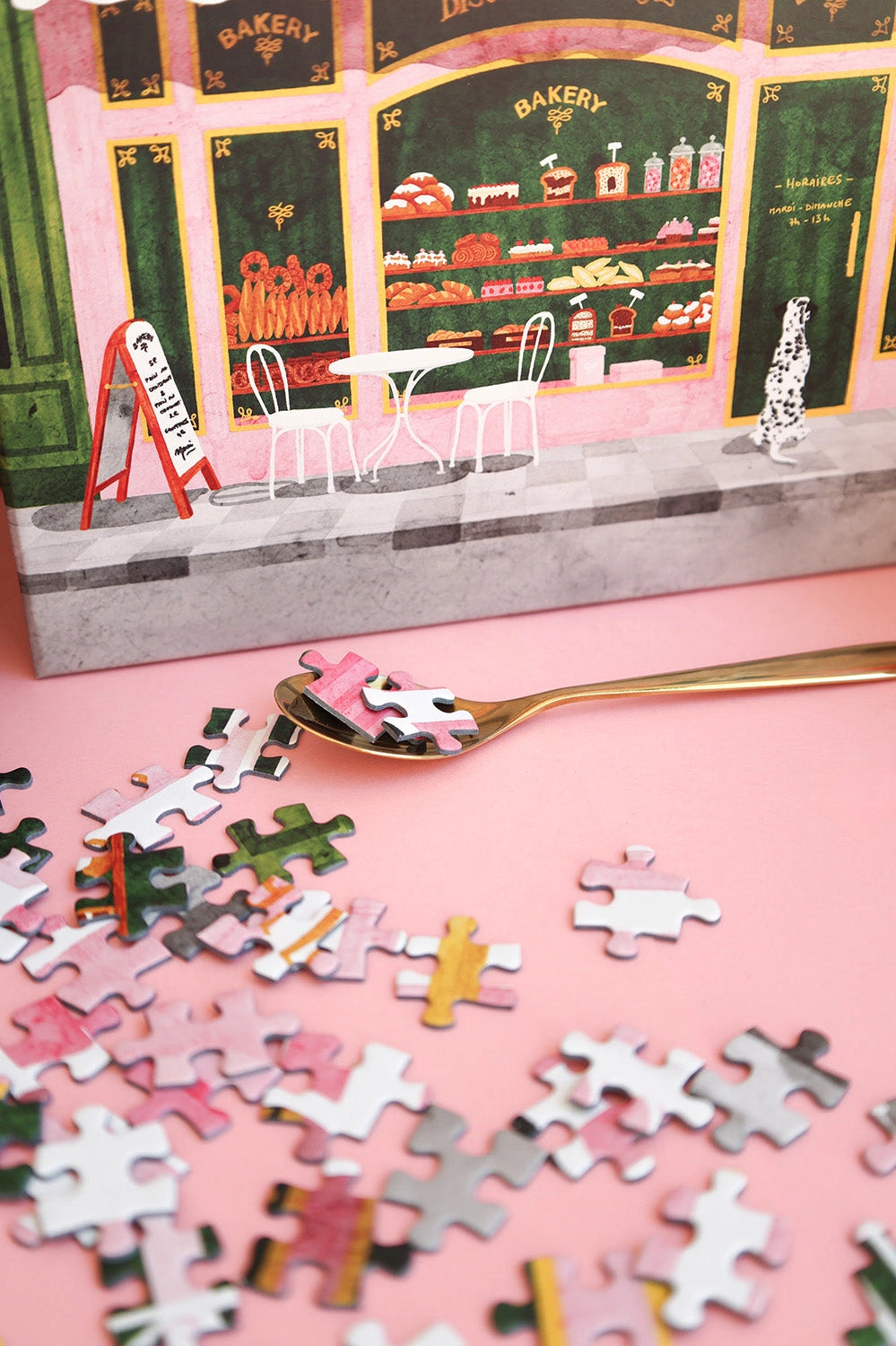 Atws Jigsaw Puzzle 1000 Pieces Pink Bakery