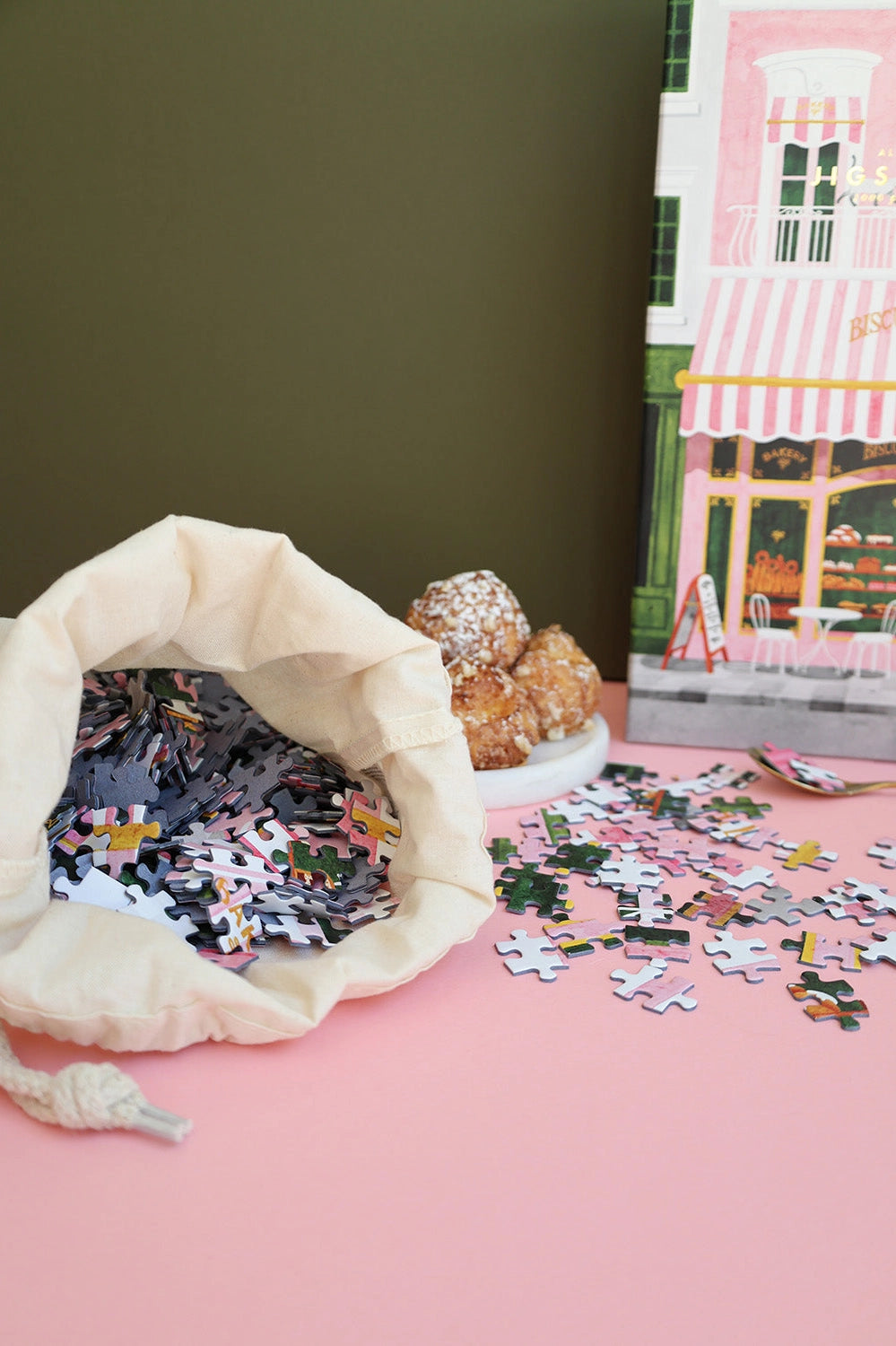Atws Jigsaw Puzzle 1000 Pieces Pink Bakery