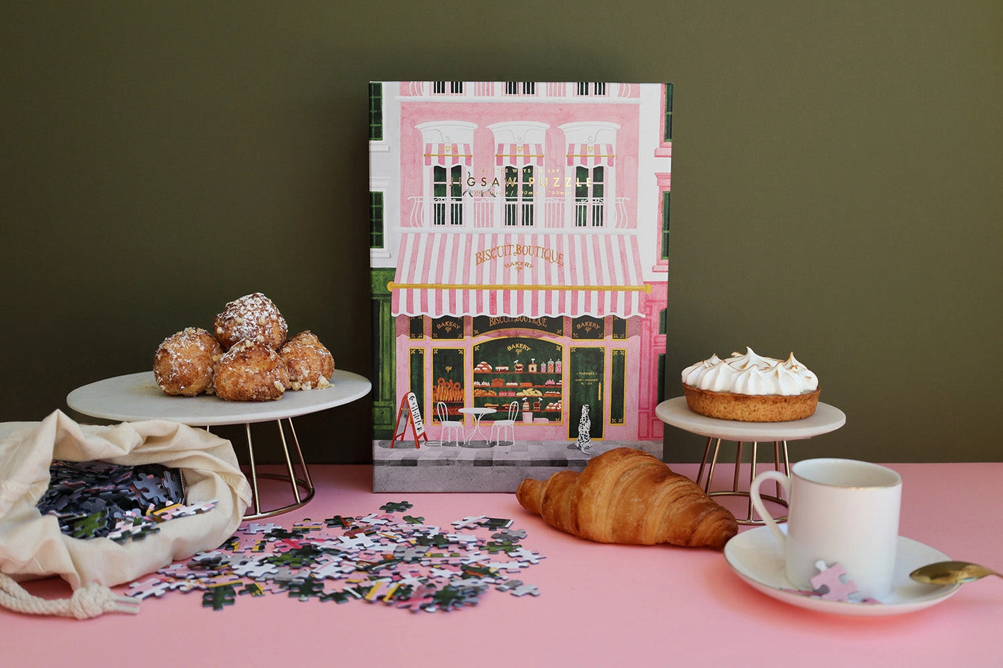 Atws Jigsaw Puzzle 1000 Pieces Pink Bakery