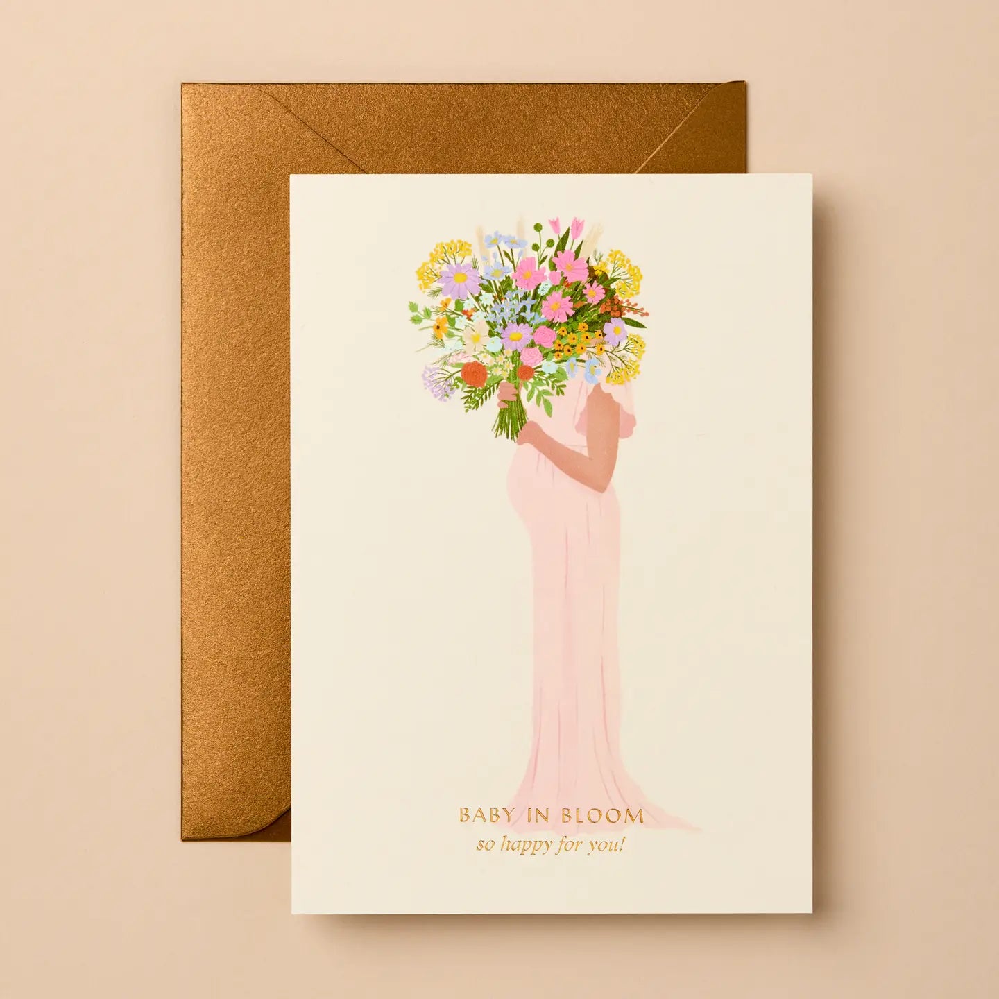 Baby In Bloom So Happy For You! Card