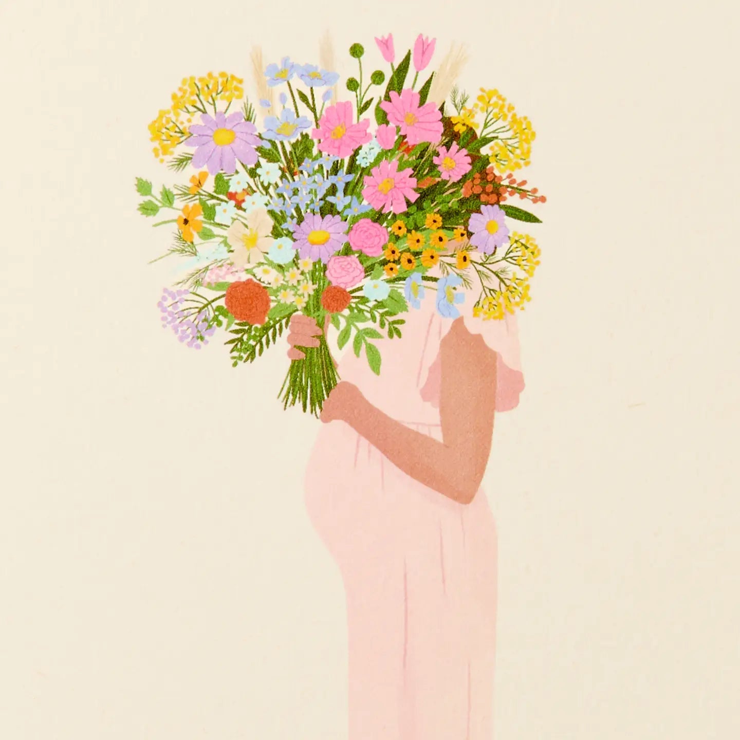 Baby In Bloom So Happy For You! Card
