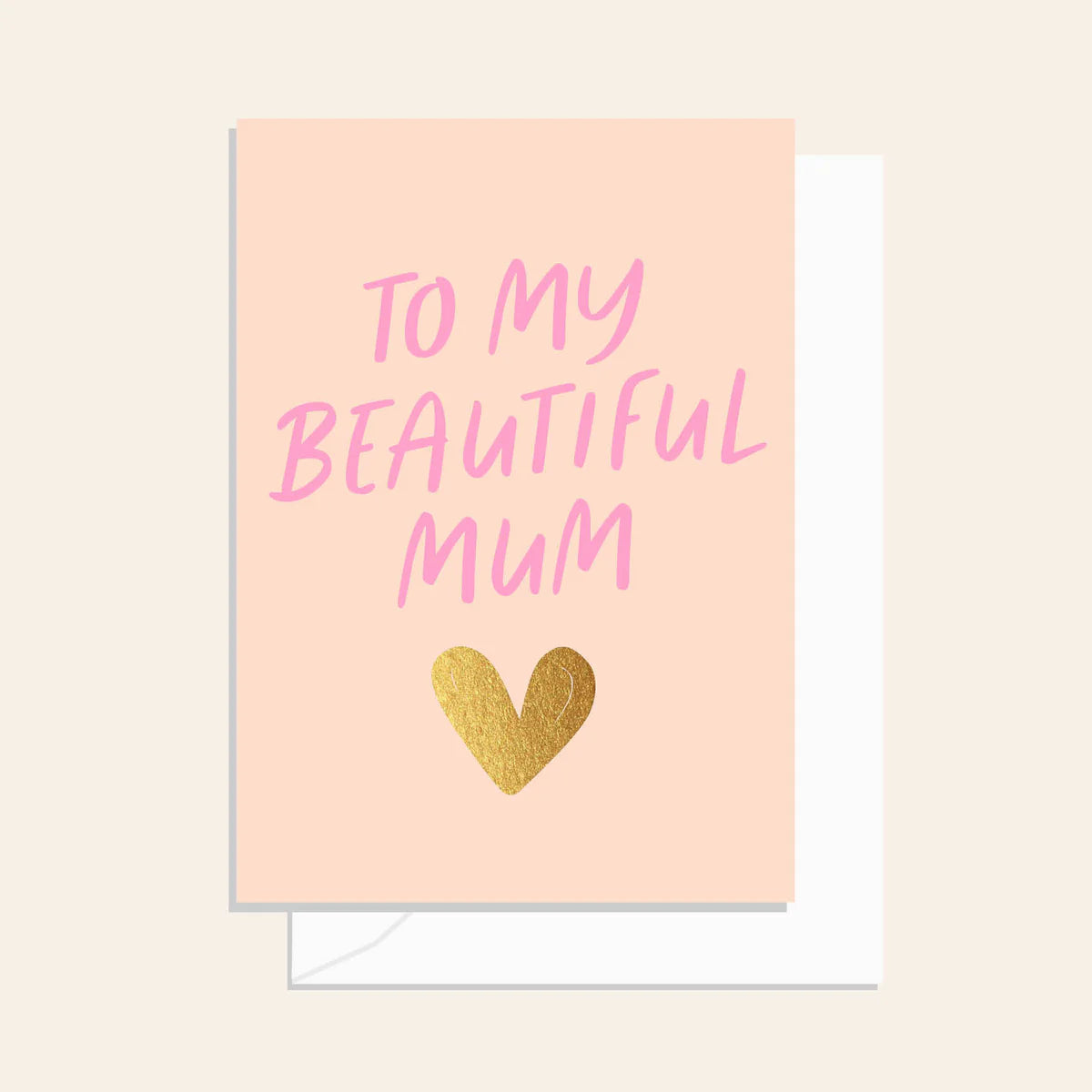 Beautiful Mum Heart Card