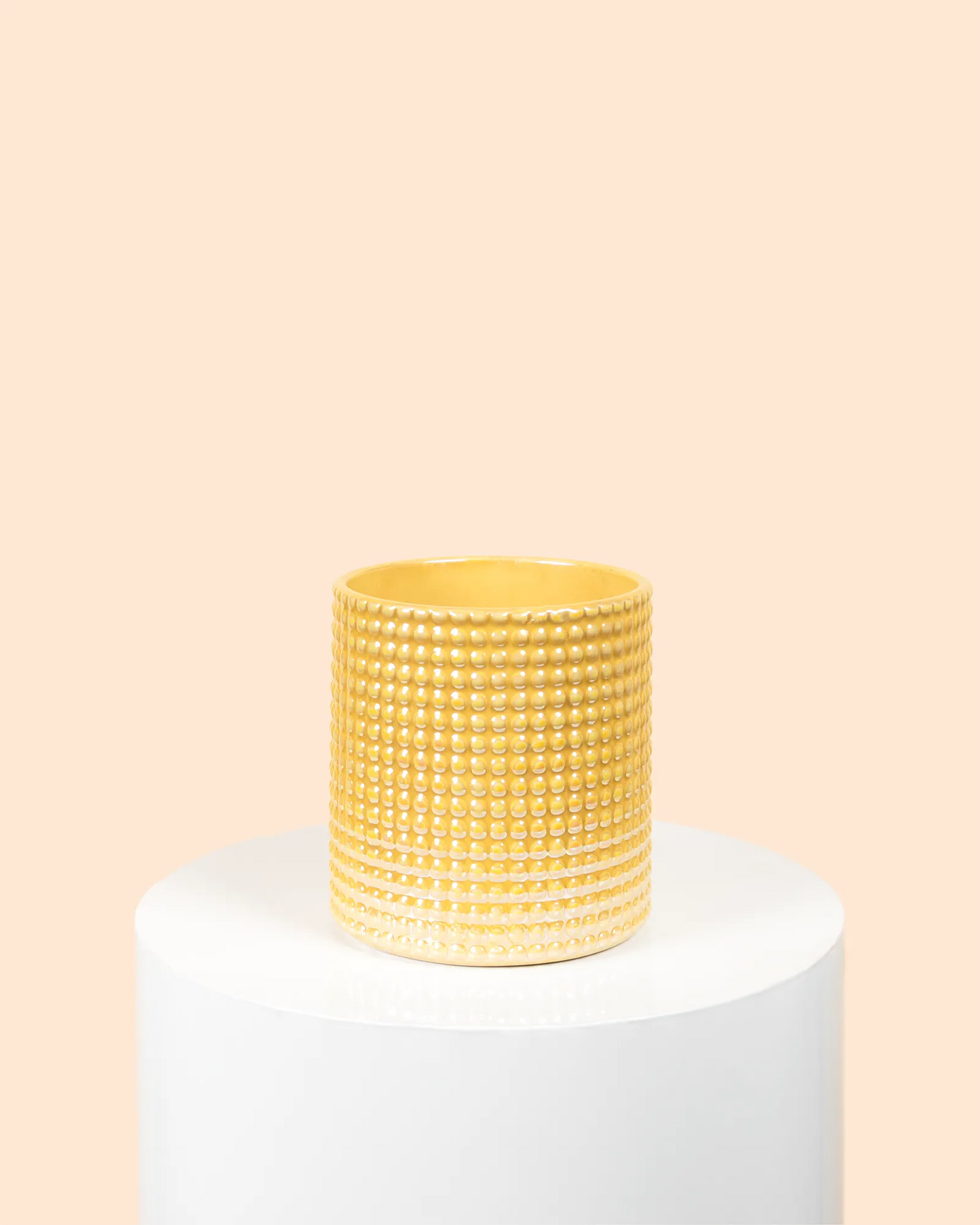Bella Cylinder Pot (Ochre)