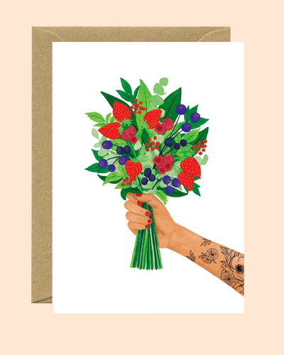 Berries Bouquet Card
