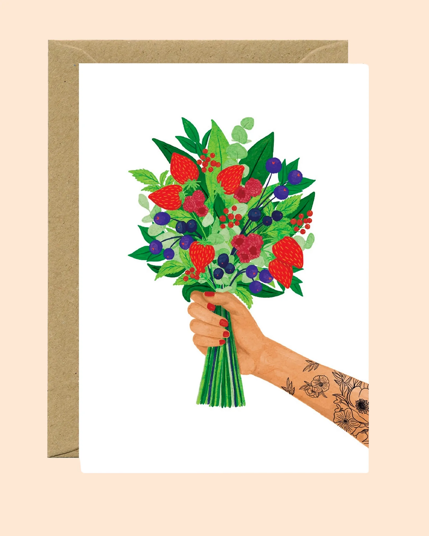 Berries Bouquet Card