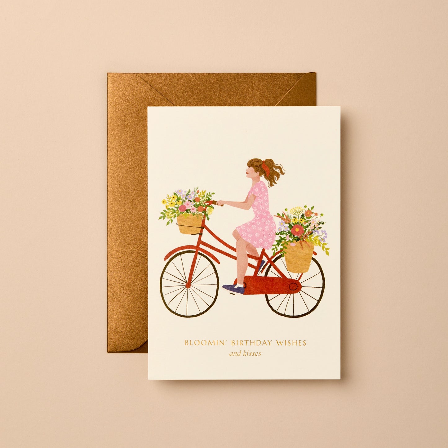 Bloomin' Birthday Wishes And Kisses Card