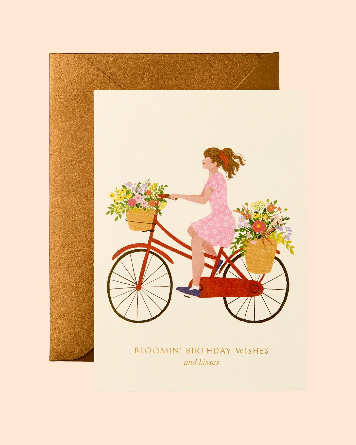 Bloomin' Birthday Wishes And Kisses Card