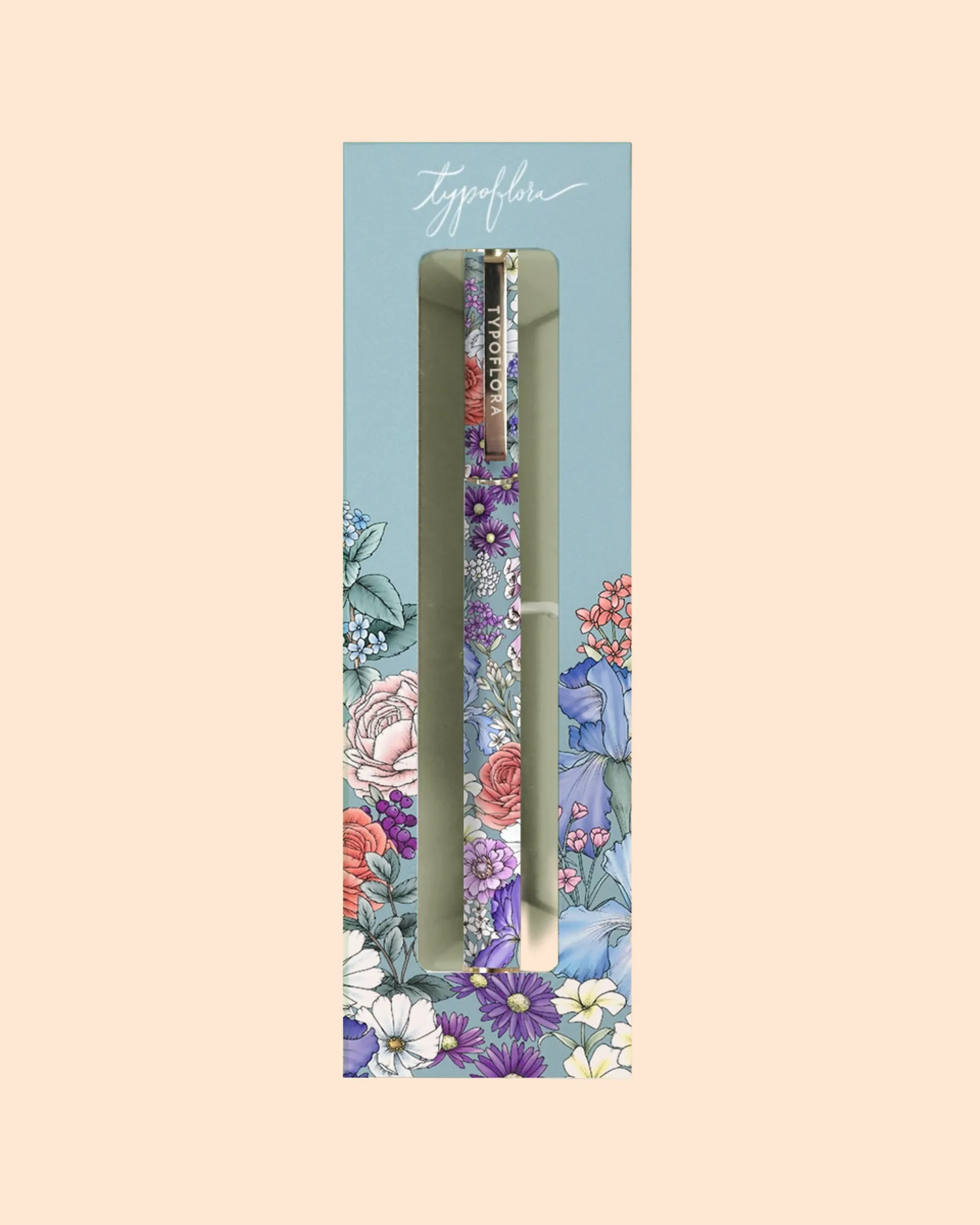 Blooms in Blue Rollerball Pen