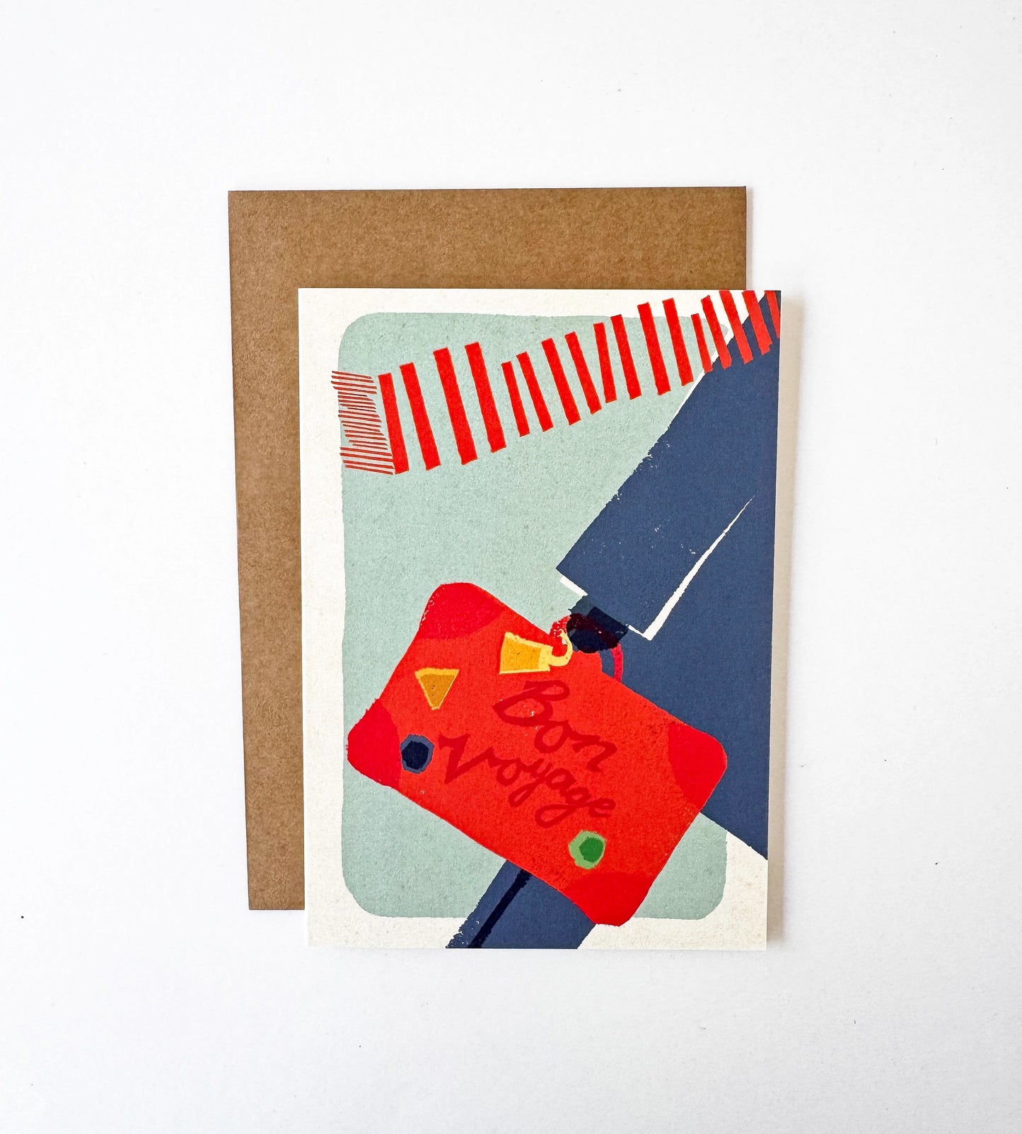 Bon Voyage Suitcase Card