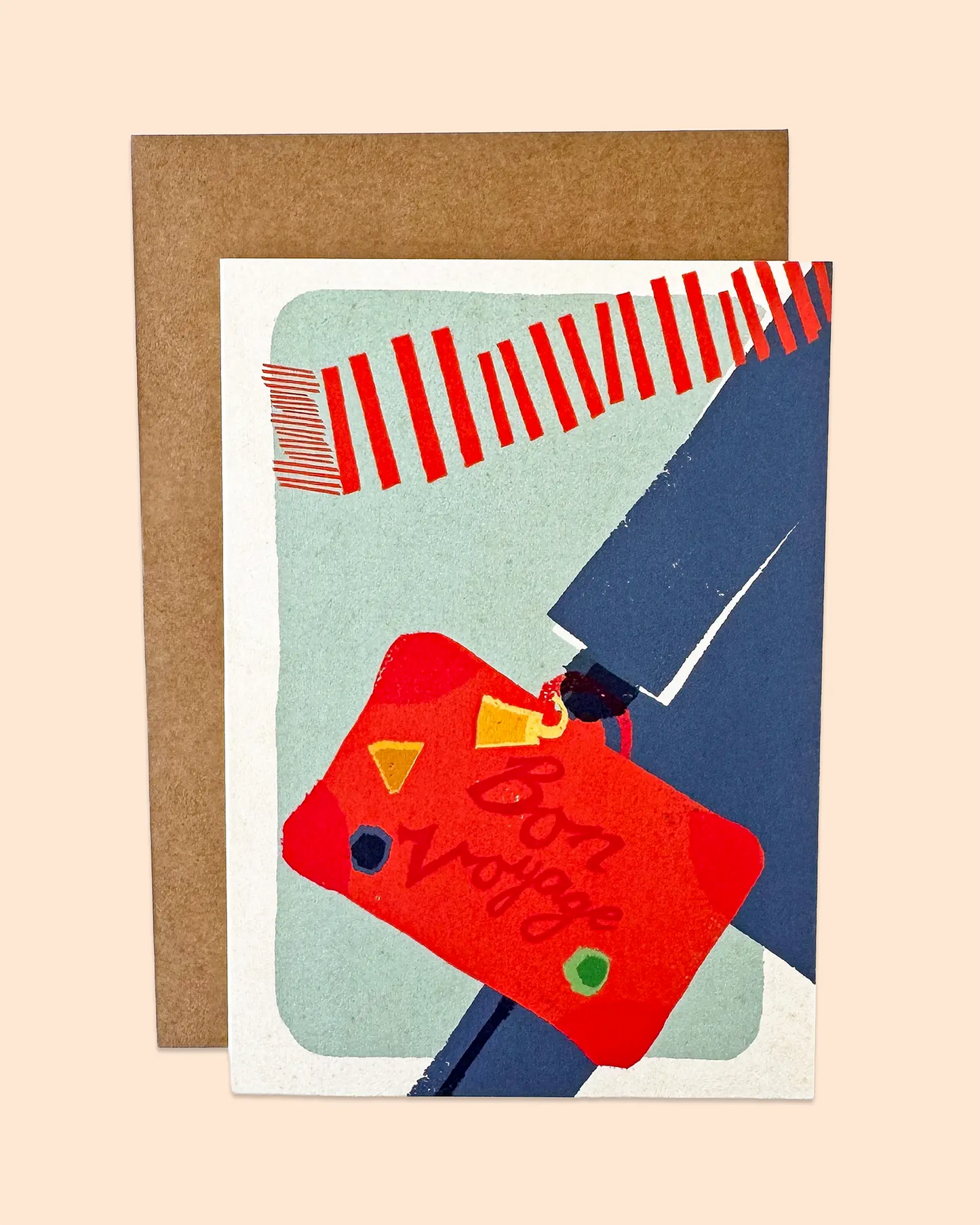 Bon Voyage Suitcase Card