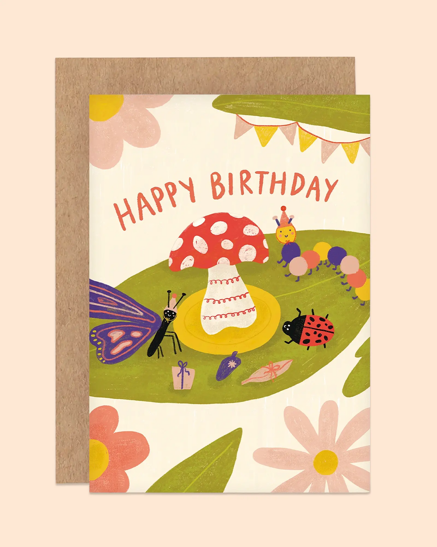 Bug Party Birthday Card