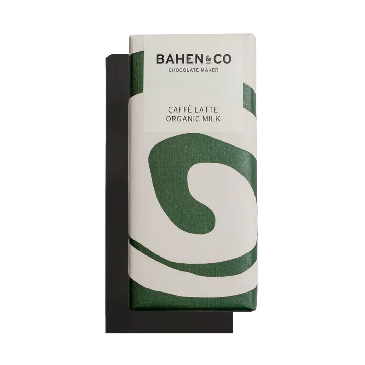 Bahen & Co Caffe Latté Organic Milk Chocolate Bar