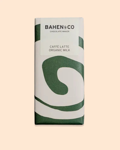 Bahen & Co Caffe Latté Organic Milk Chocolate Bar