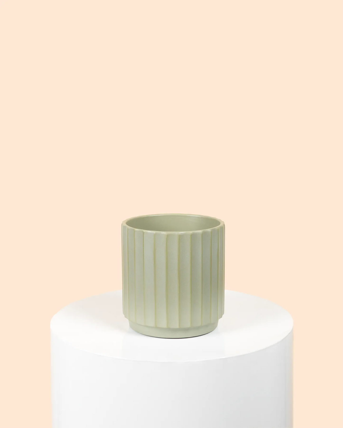 Cedar Cylinder (Sage) Pot