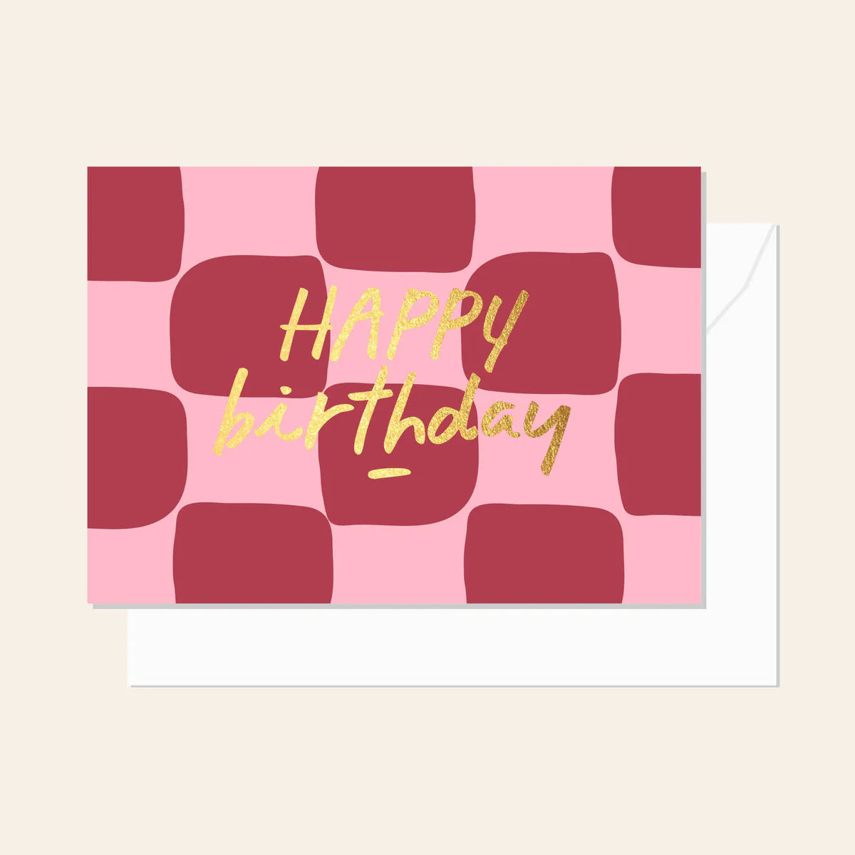 Check Cherry Birthday Card