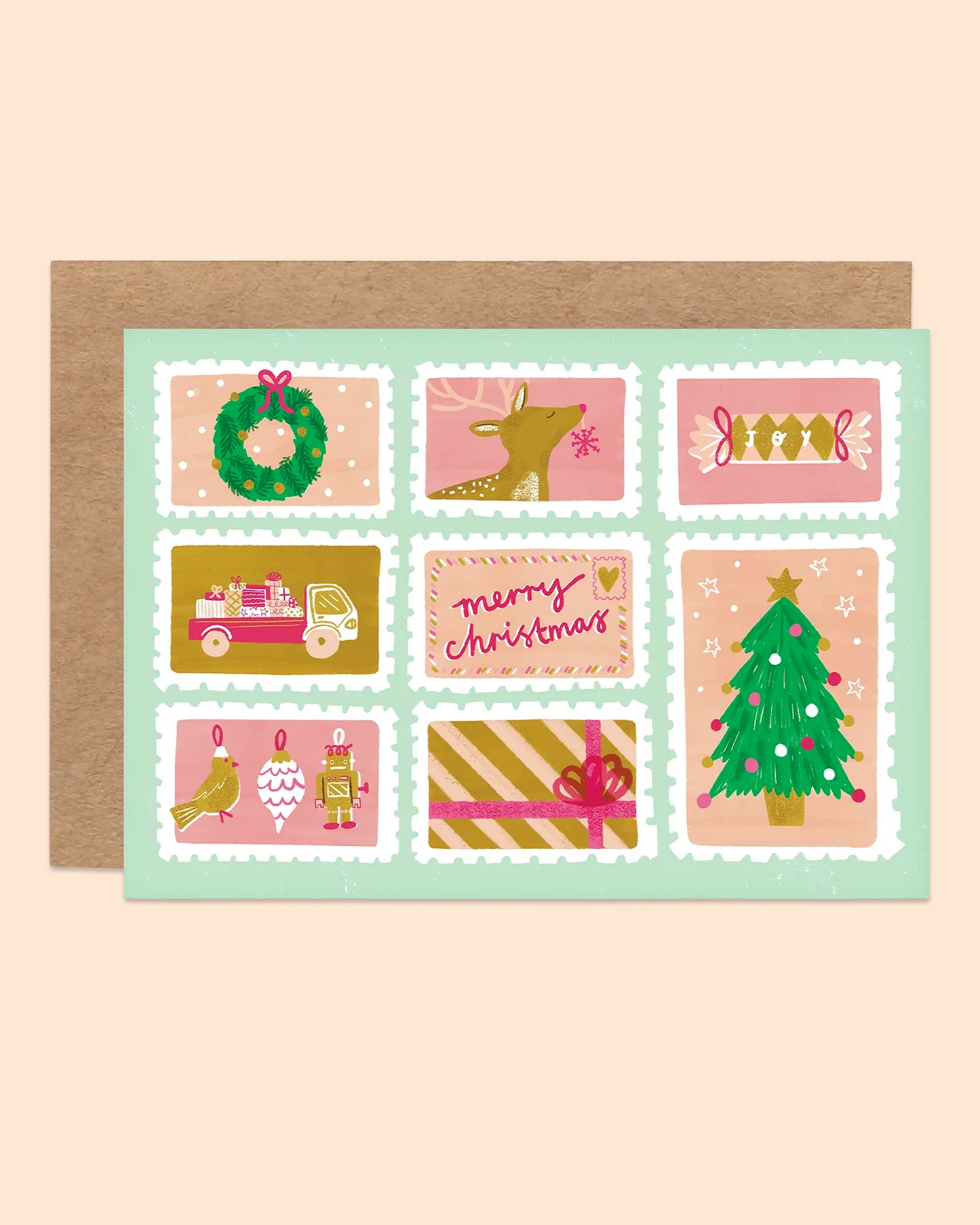 Christmas Stamps Card