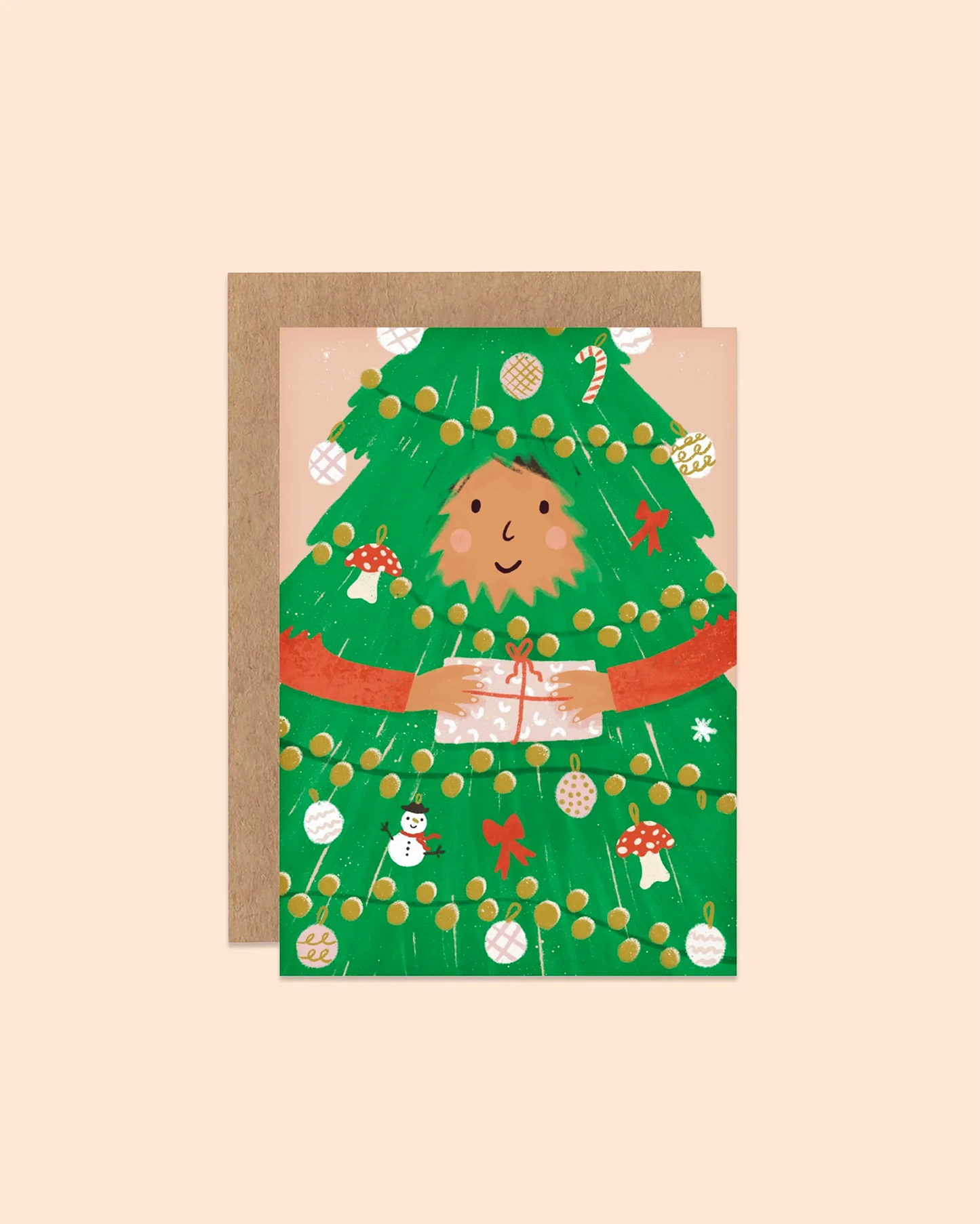 Christmas Tree Helper Mini Card