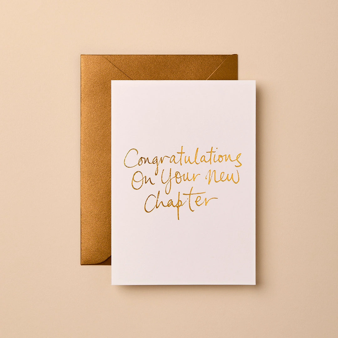 Congratulations On Your New Chapter Card