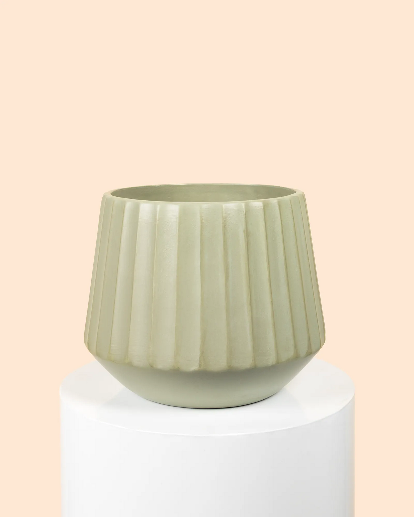 Cove Drum Pot (Sage)