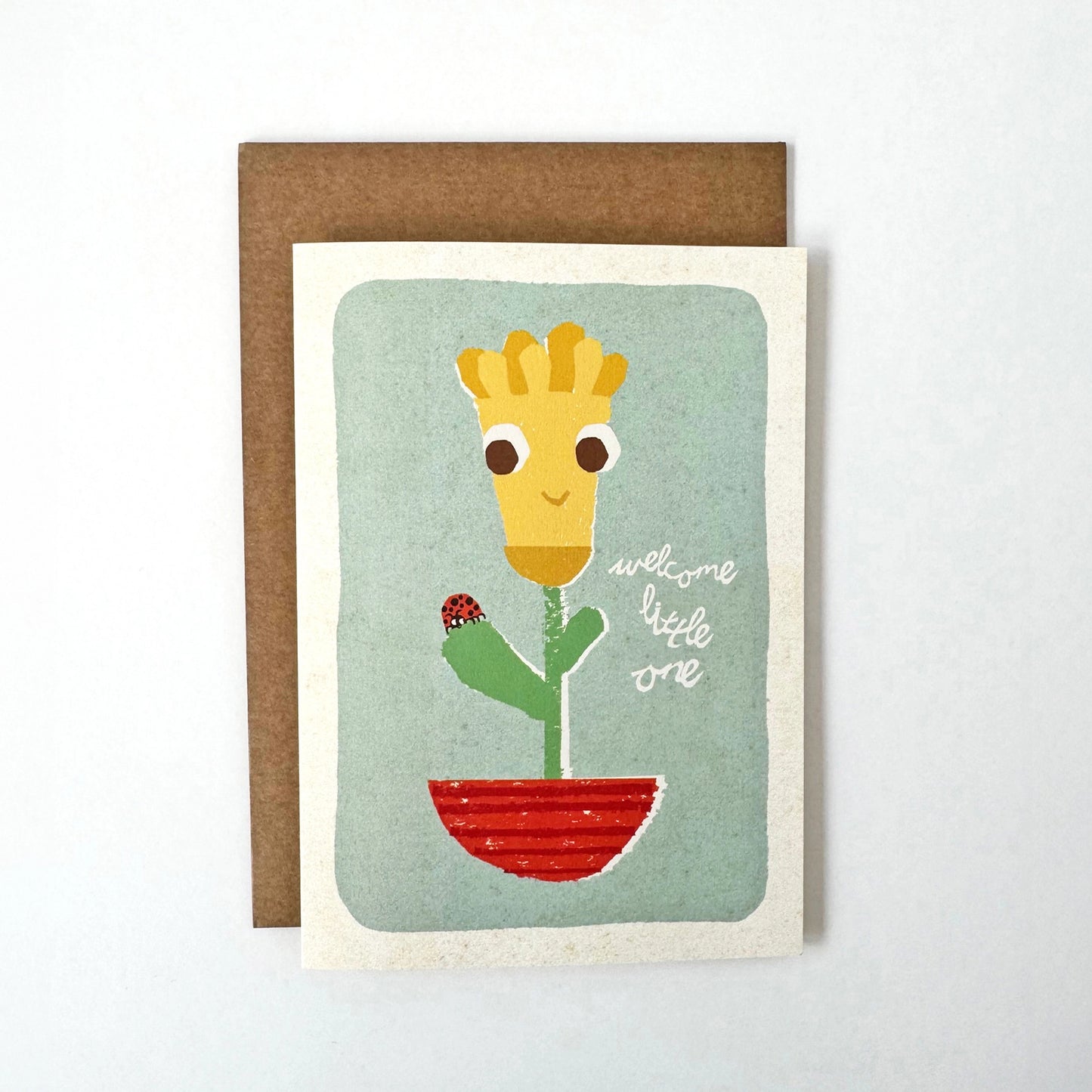 Daffodil Welcome Little One Card