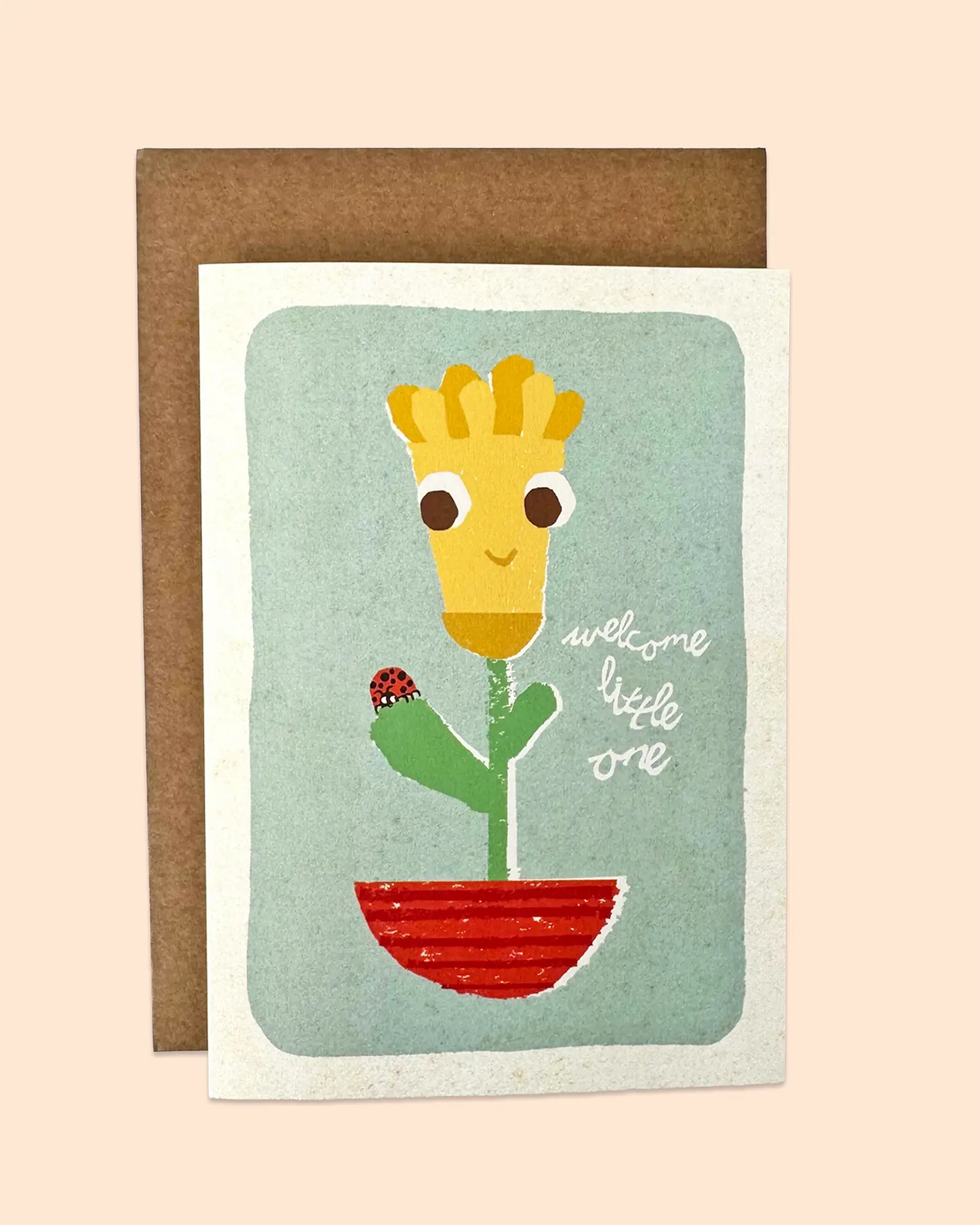 Daffodil Welcome Little One Card