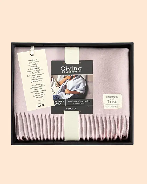 Demdaco Pink Giving Wrap