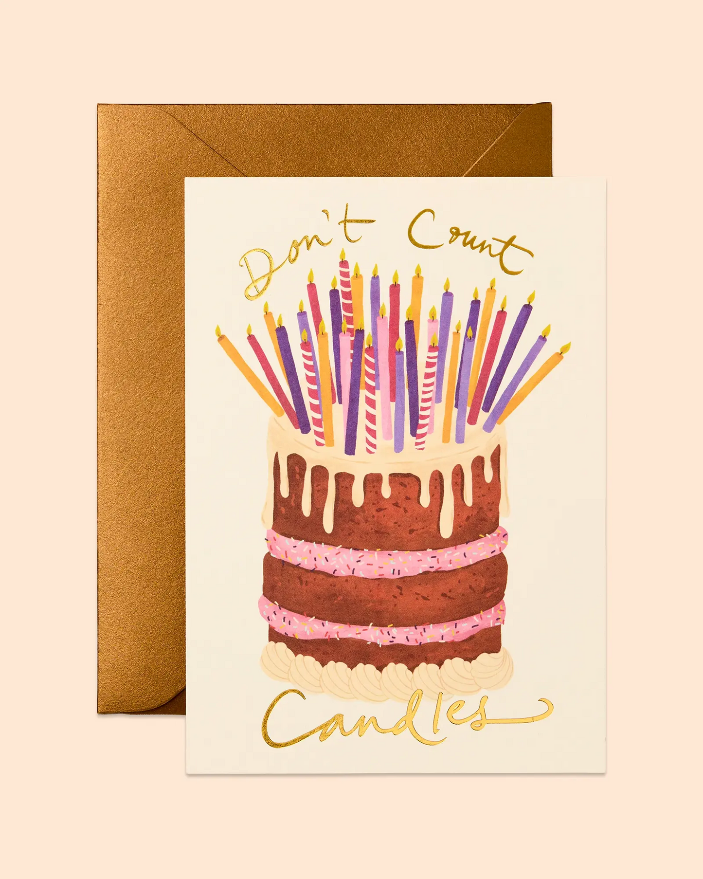 Don't Count Candles Card