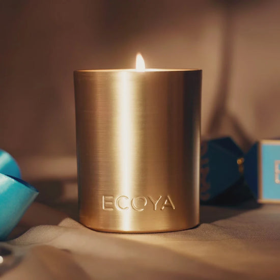 Ecoya Chilli Strawberry Goldie Candle Holiday Collection