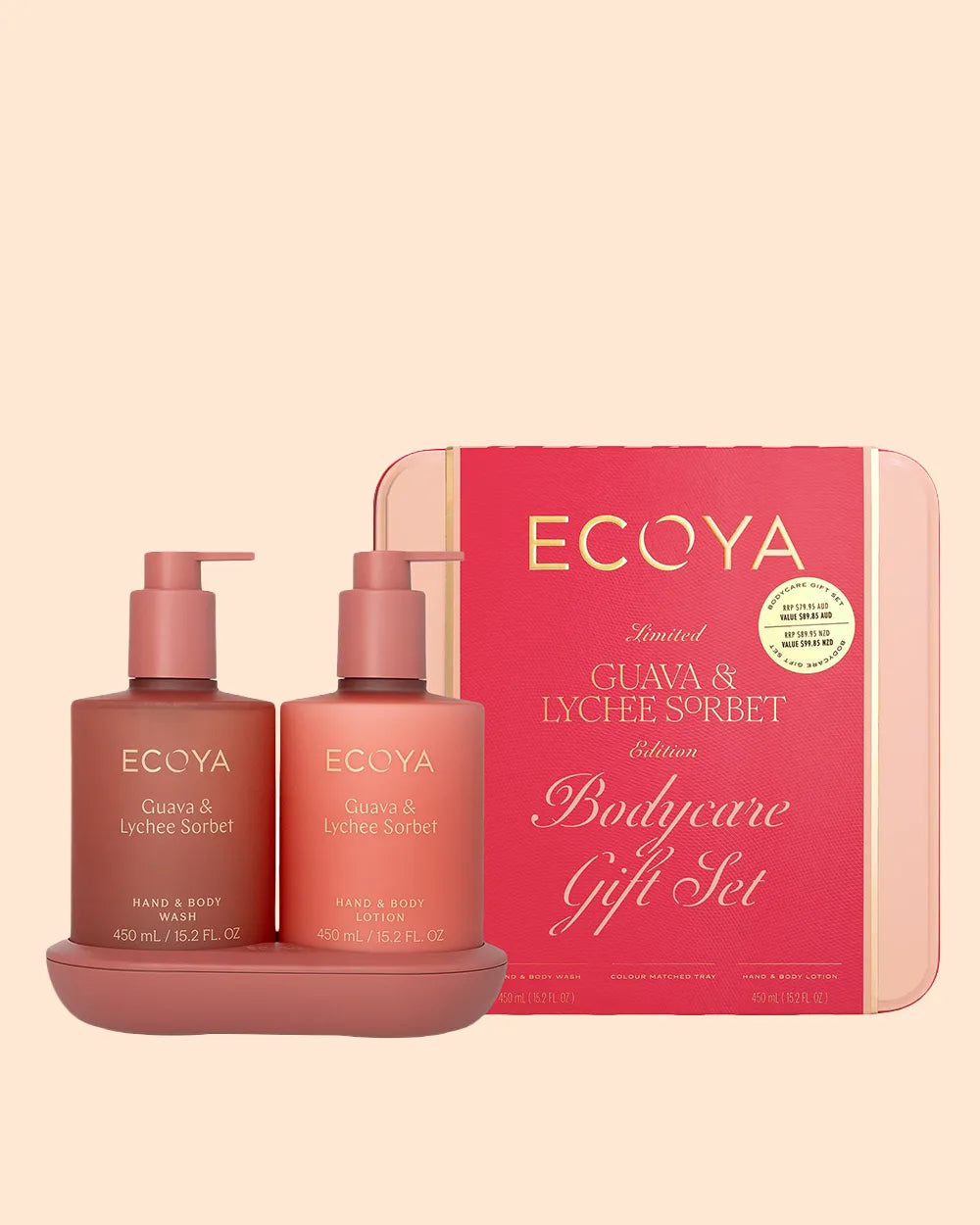 Ecoya Guava & Lychee Sorbet Bodycare Gift Set