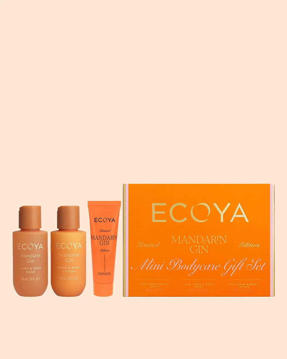 Ecoya Mandarin Gin Mini Bodycare Set
