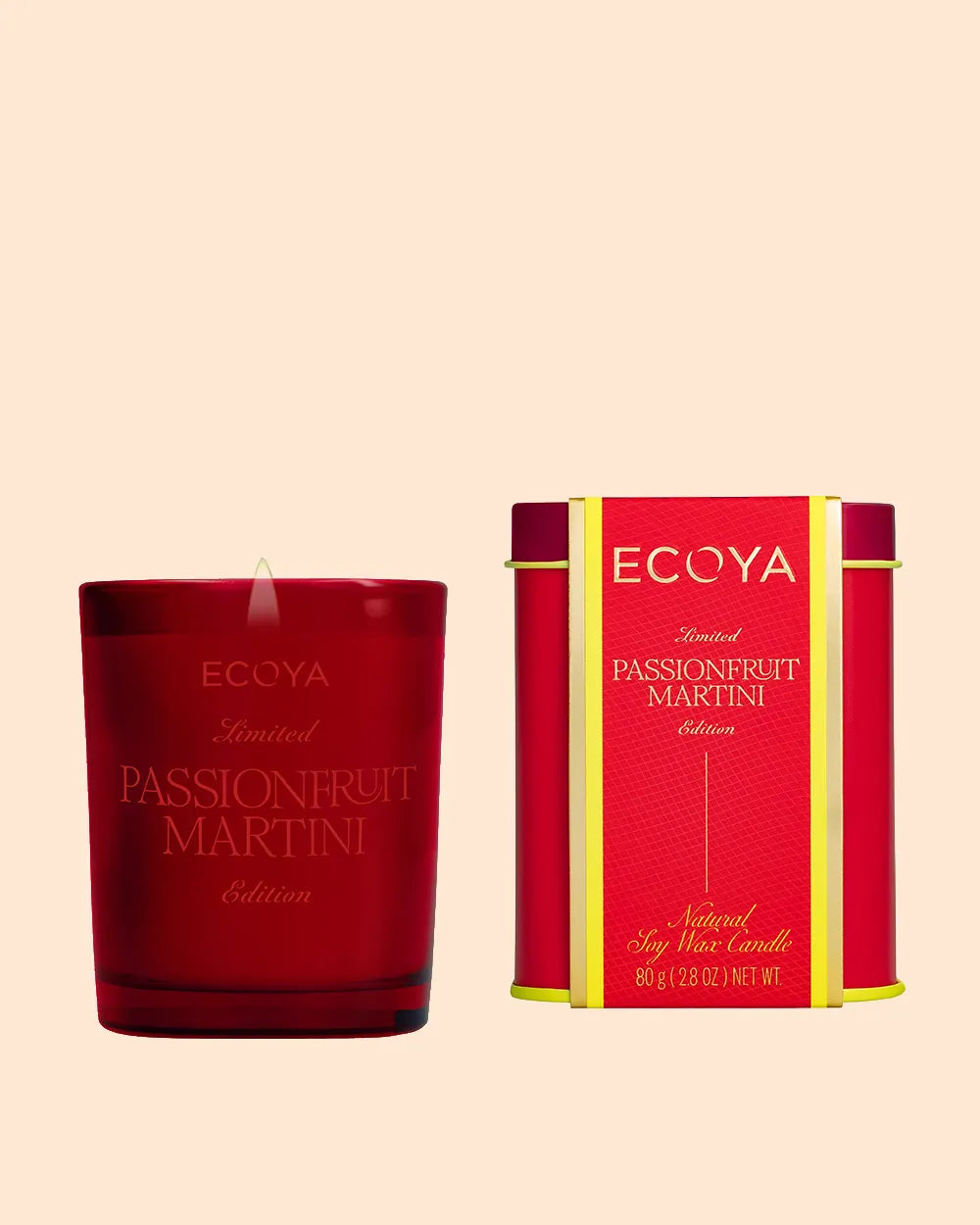 Ecoya Passionfruit Martini Mini Madison Candle 80g