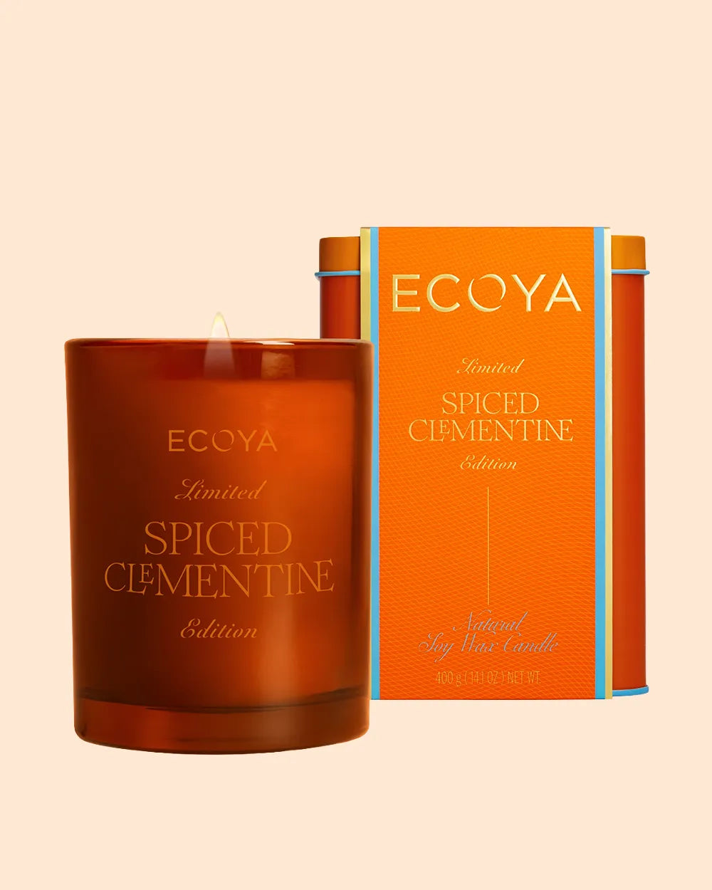 Ecoya Spiced Clementine Madison Candle 400g