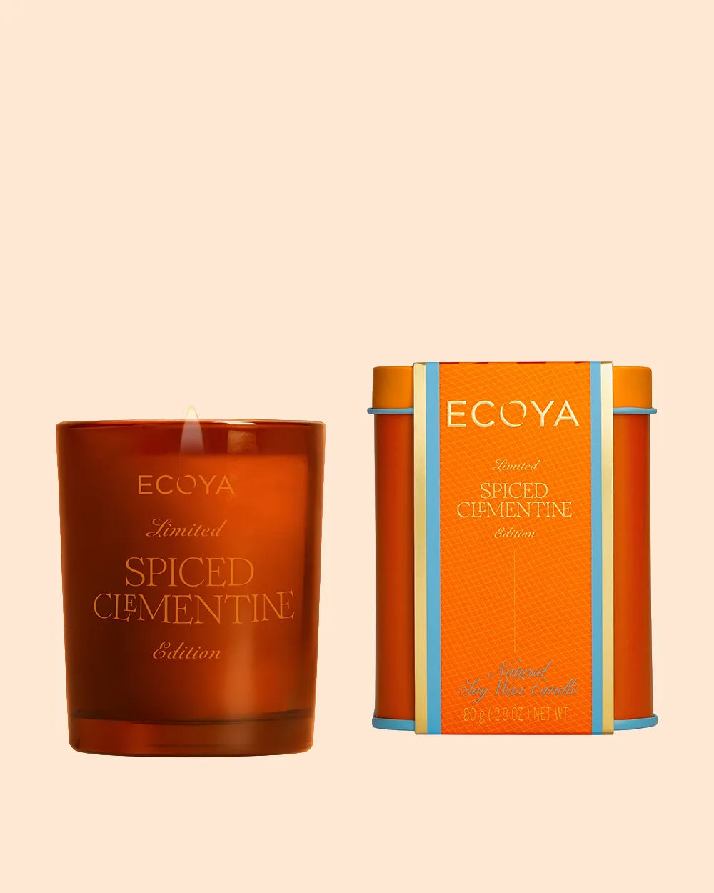 Ecoya Spiced Clementine Mini Madison Candle 80g