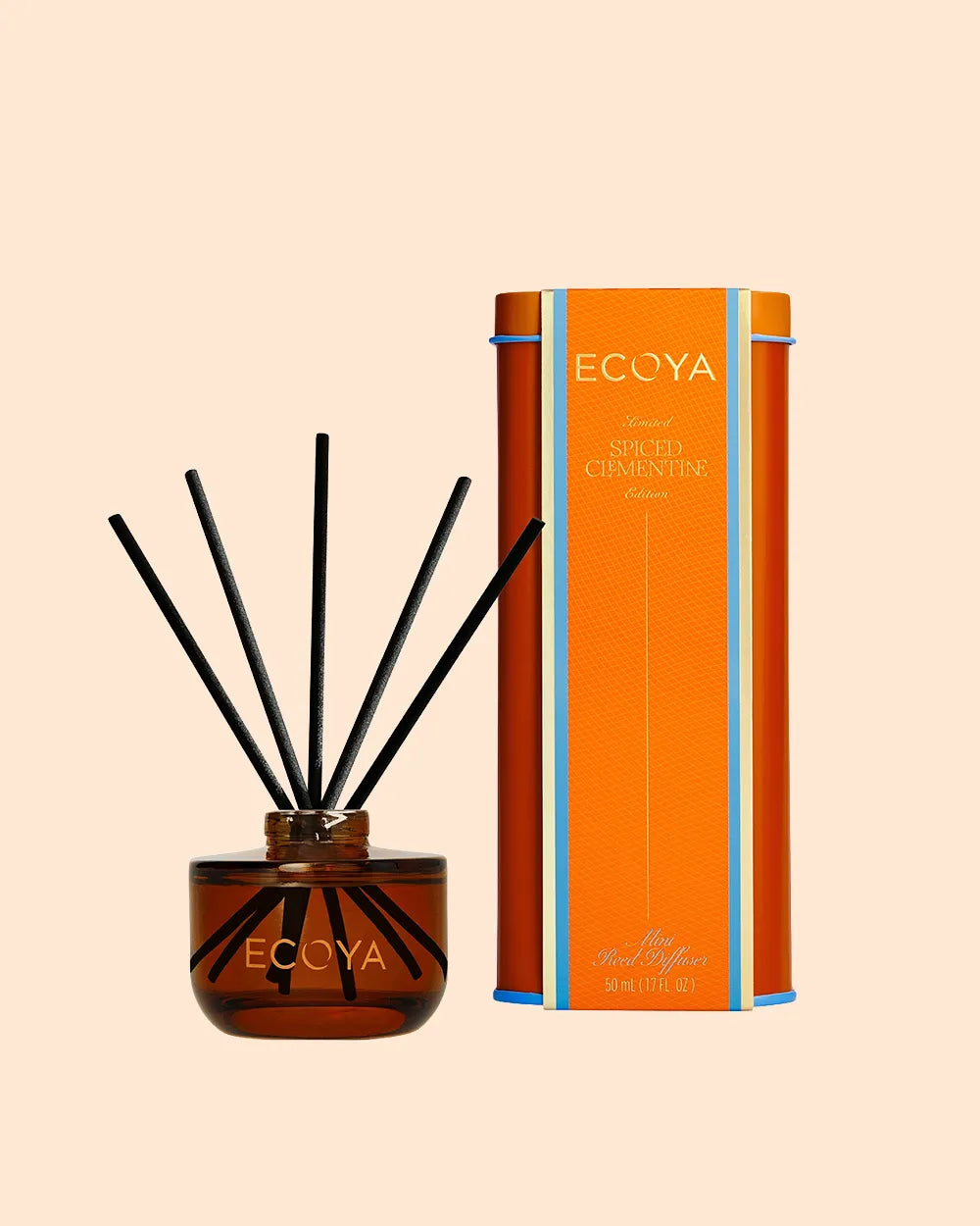 Ecoya Spiced Clementine Mini Reed Diffuser 50ml