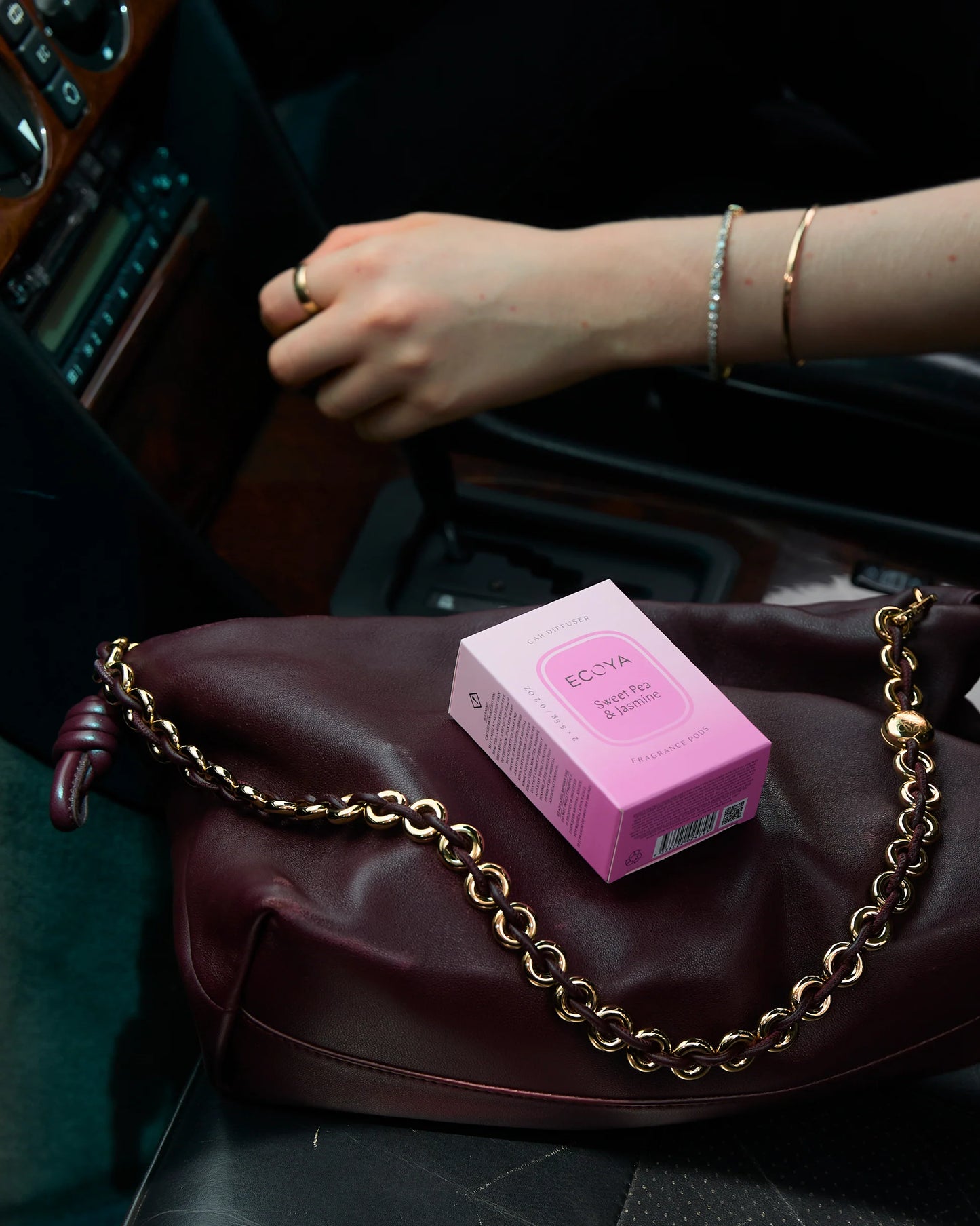 Ecoya Sweet Pea & Jasmine Car Diffuser Fragrance Pods