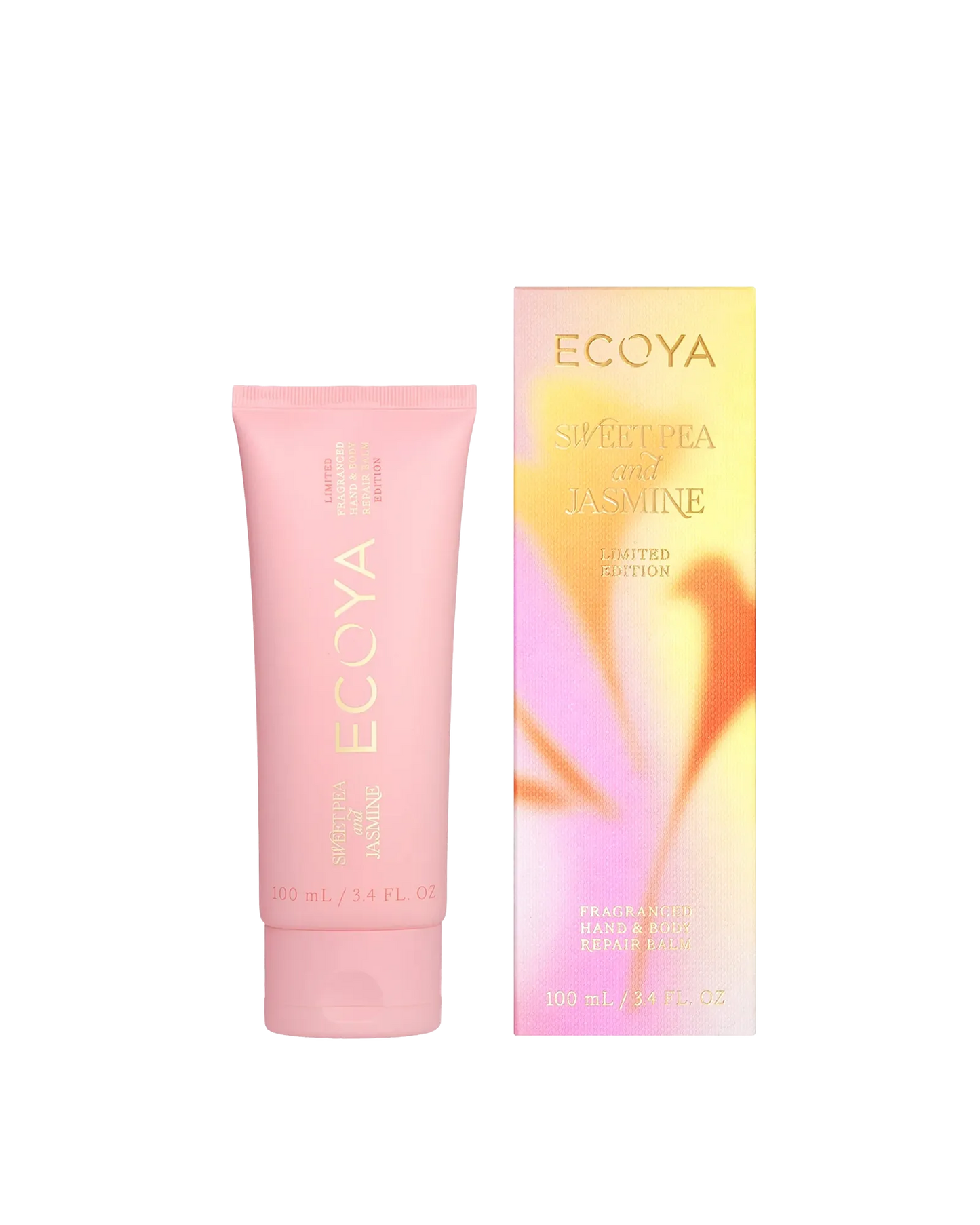 Ecoya Sweet Pea & Jasmine Hand & Body Repair Balm (Limited Edition)