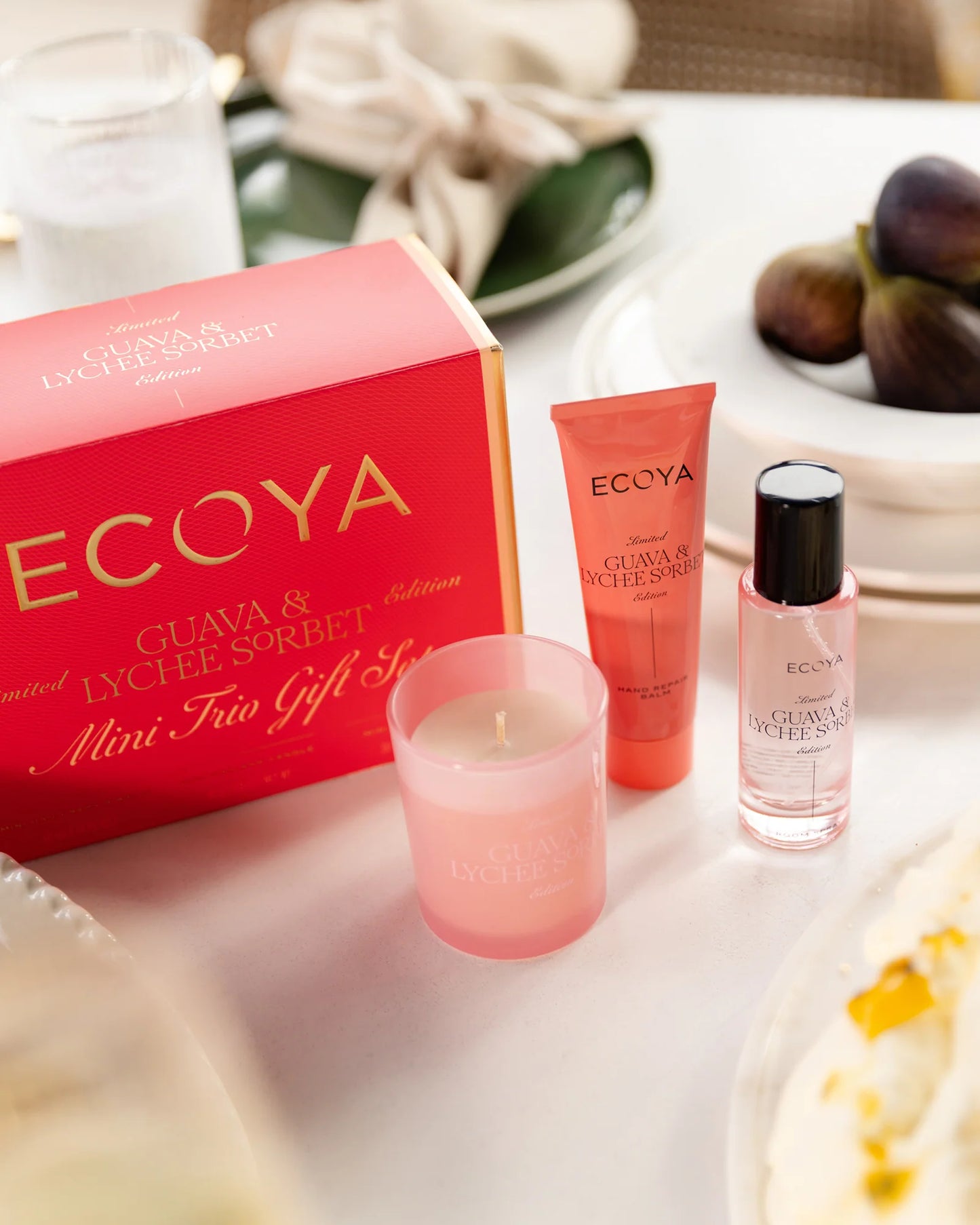 Ecoya Guava & Lychee Sorbet Mini Trio Gift Set