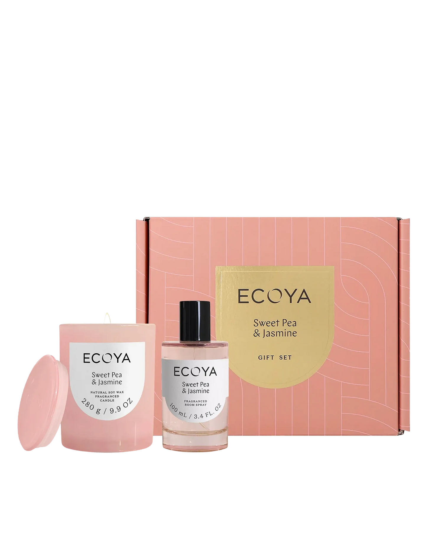 Ecoya Sweet Pea & Jasmine The Double Act Gift Set
