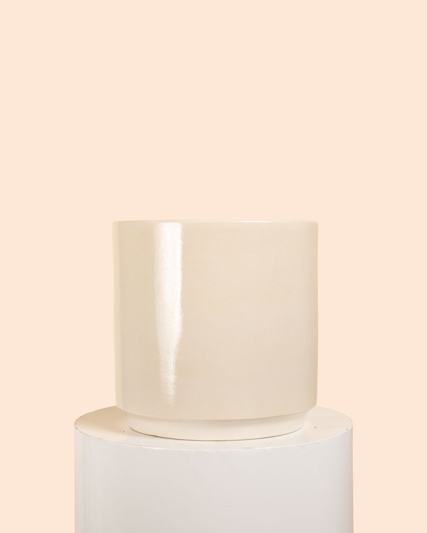 Farah Cylinder Pot (White)