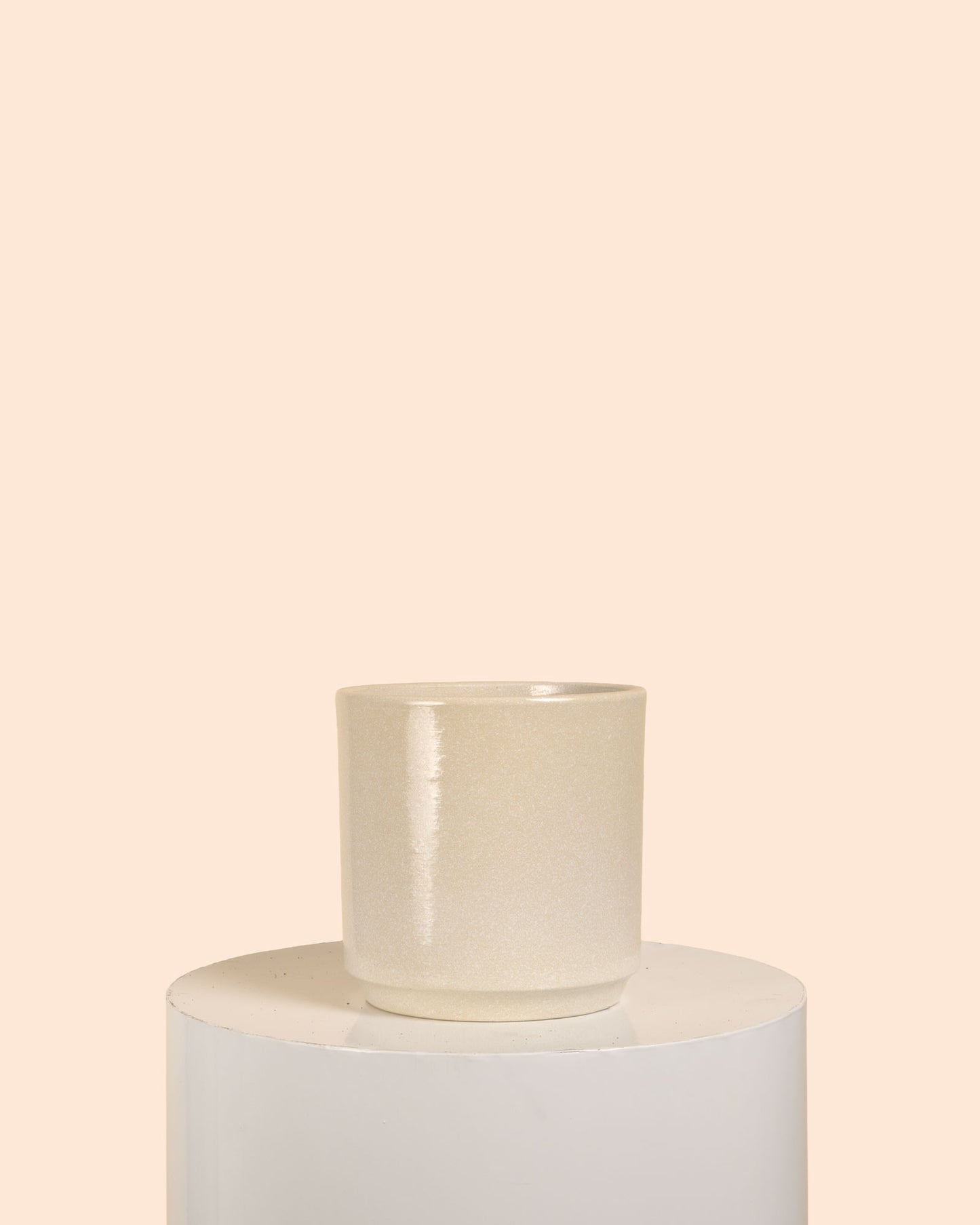 Farah Cylinder Pot (White)
